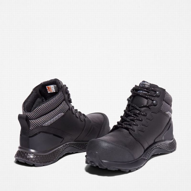 Timberland Reaxion Composite Toe Waterproof Radne Čizme Crne | 36832888