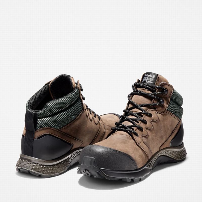 Timberland Reaxion Composite Toe Waterproof Radne Čizme Smeđe | 73738858