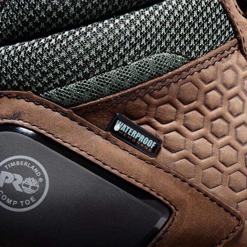 Timberland Reaxion Composite Toe Waterproof Radne Čizme Smeđe | 73738858