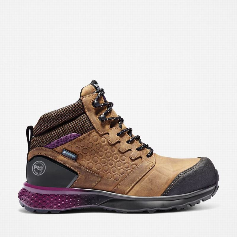 Timberland Reaxion Composite Toe Waterproof Radne Čizme Žute | 8853522