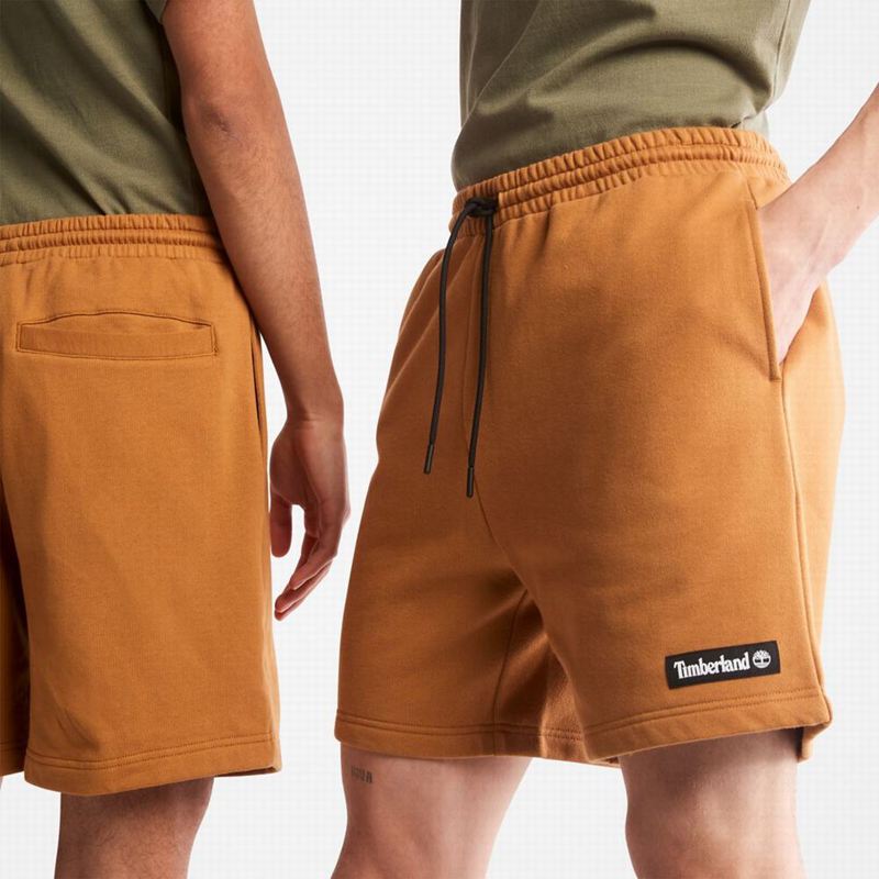 Timberland Relaxed-Fit Swea Kratke Hlače Smeđe | 59943903