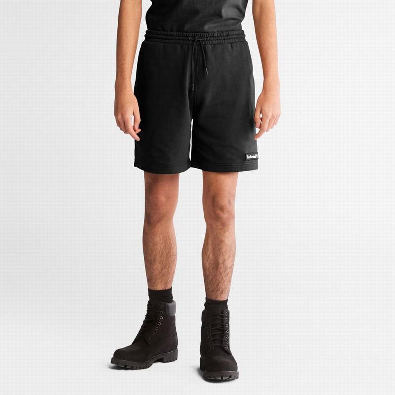 Timberland Relaxed-Fit Swea Kratke Hlače Crne | 88590234