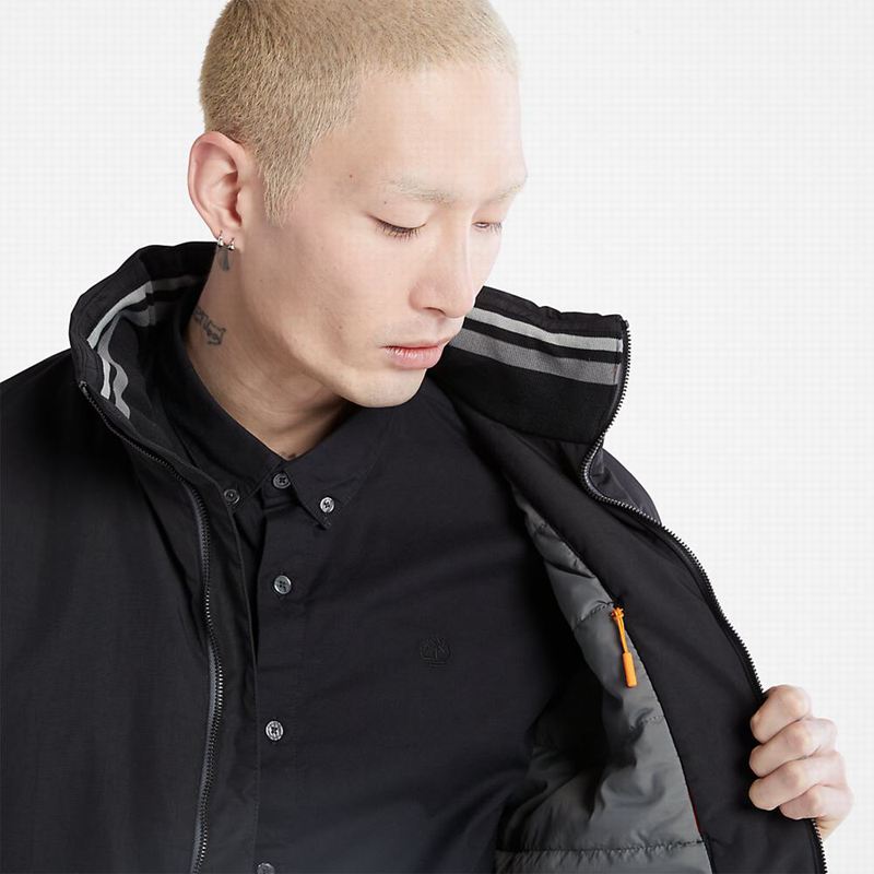 Timberland Reversible Commuter Overcoat Jakne Crne | 60800330