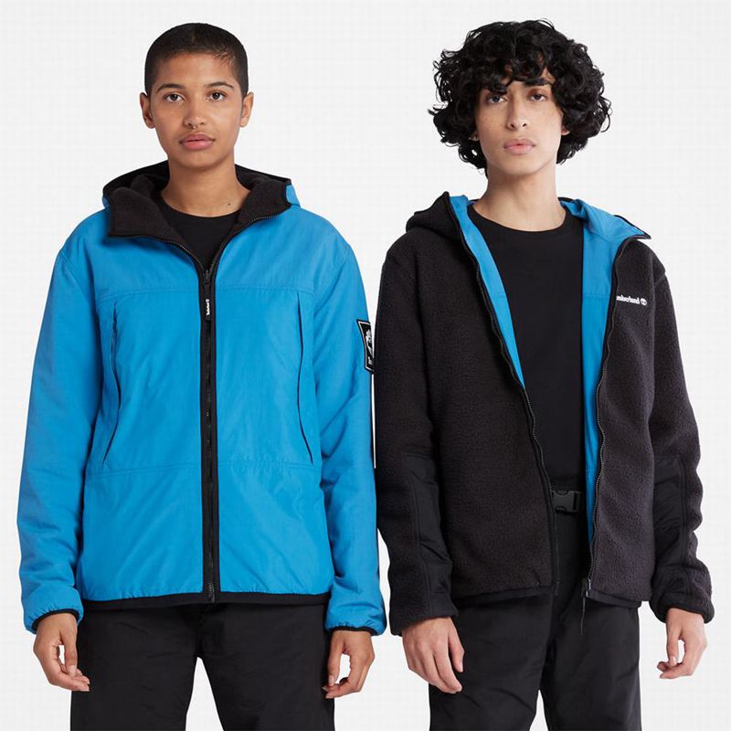 Timberland Reversible High-pile Flis Jakne Plave | 5210826