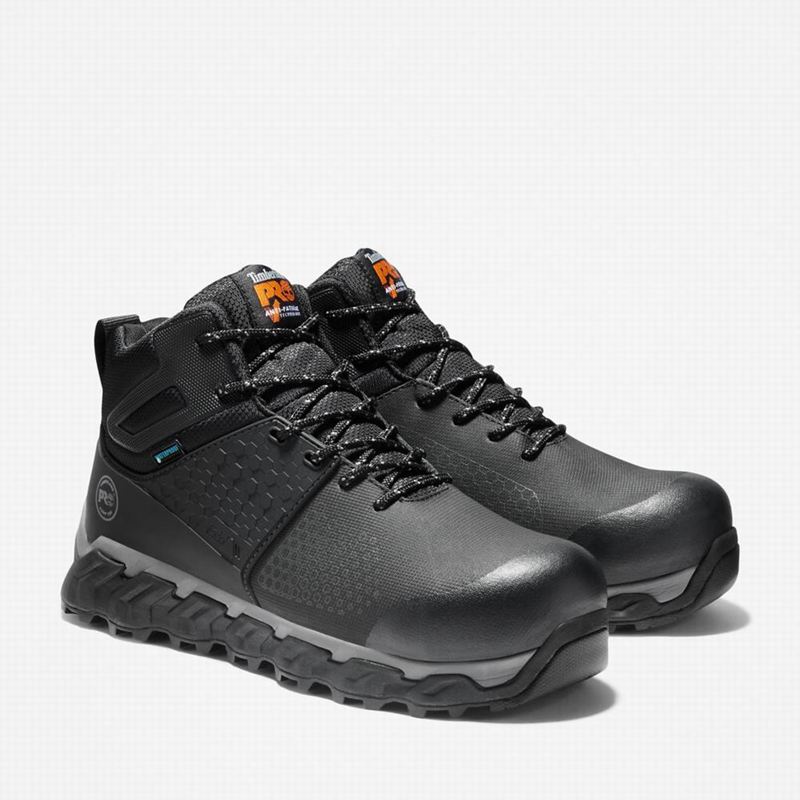 Timberland Ridgework Composite Toe Waterproof Radne Čizme Crne | 8284788