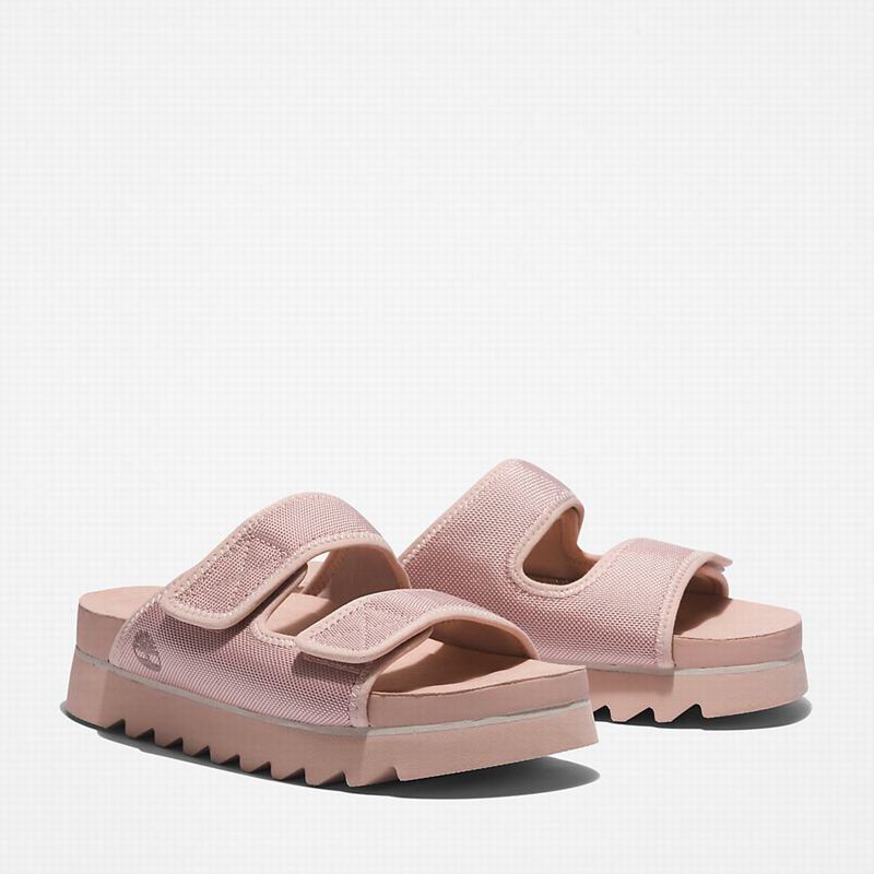 Timberland Santa Monica Sunrise Double-Strap Slajdovi Roze | 27503732