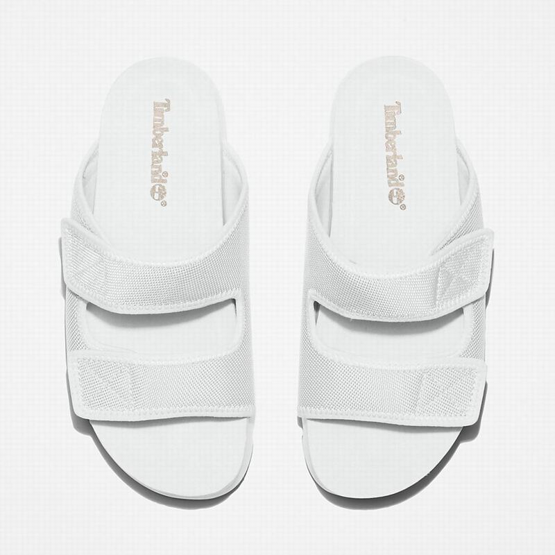 Timberland Santa Monica Sunrise Double-Strap Slajdovi Bijele | 53486740