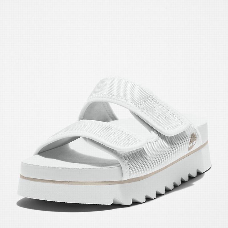 Timberland Santa Monica Sunrise Double-Strap Slajdovi Bijele | 53486740