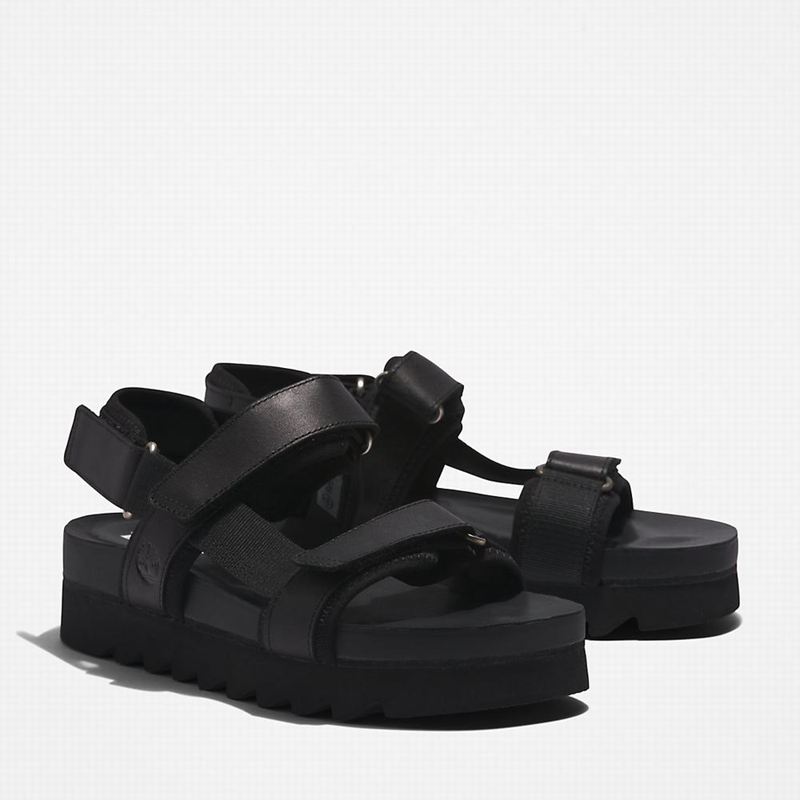 Timberland Santa Monica Sunrise Sandale Crne | 70670161