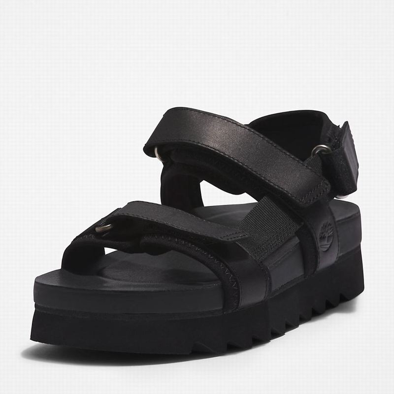 Timberland Santa Monica Sunrise Sandale Crne | 70670161