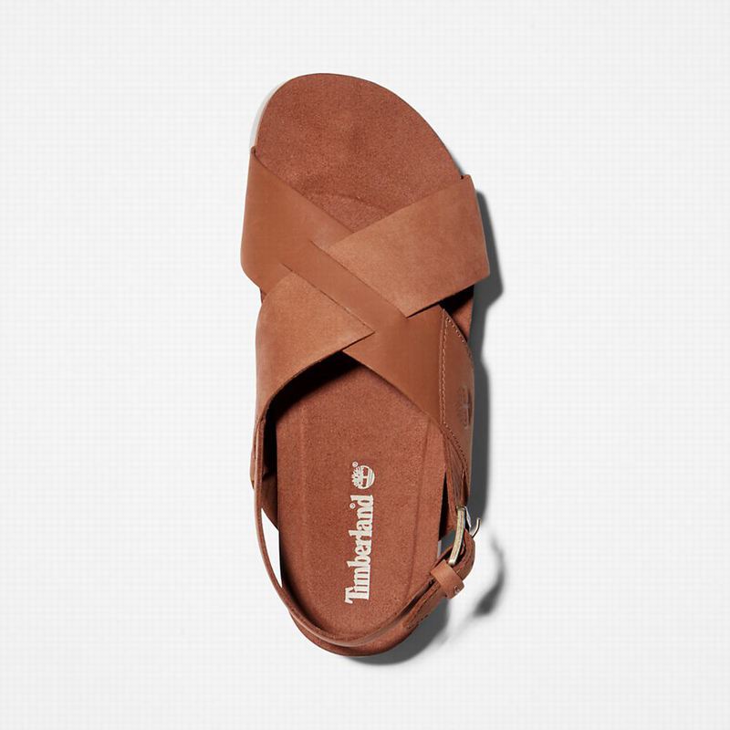 Timberland Santa Monica Sunrise Sandale Smeđe | 78480874