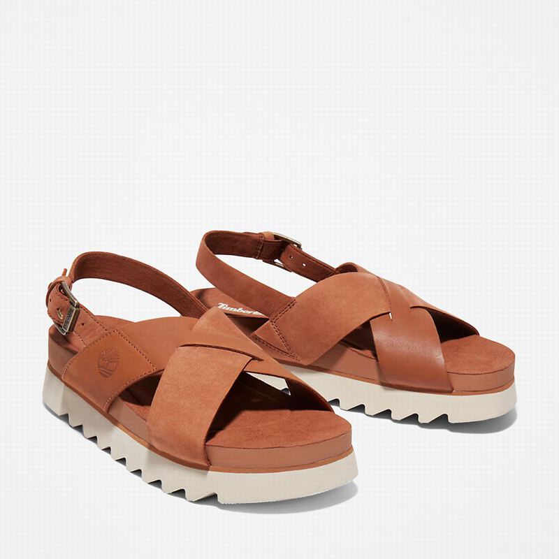 Timberland Santa Monica Sunrise Sandale Smeđe | 78480874