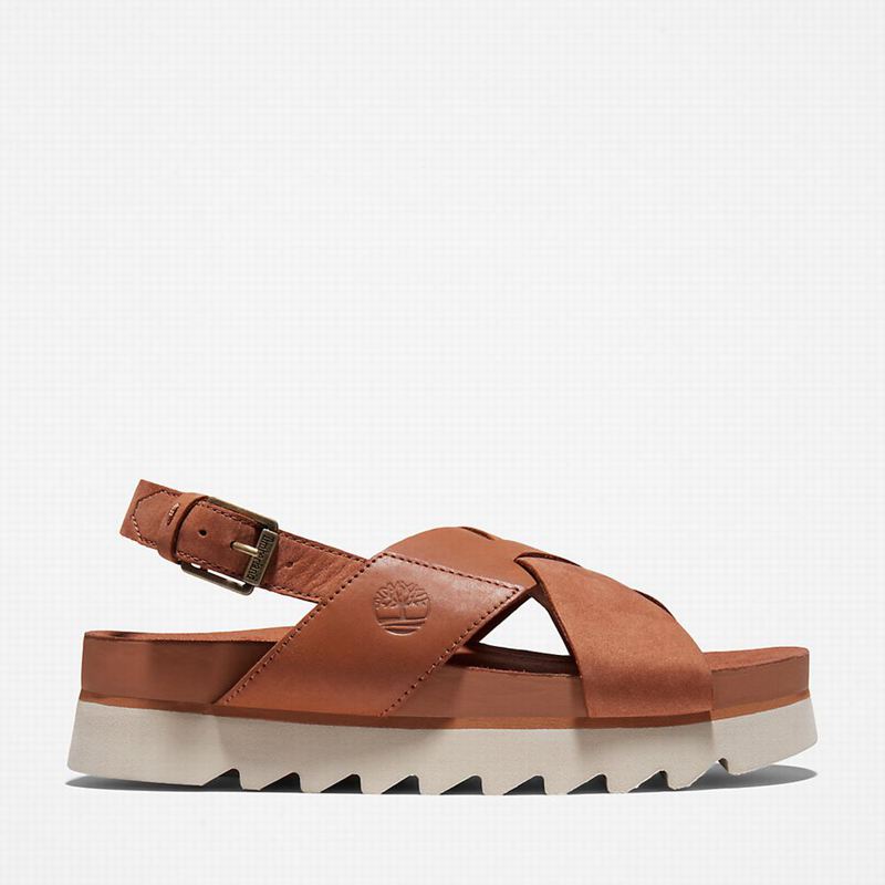 Timberland Santa Monica Sunrise Sandale Smeđe | 78480874