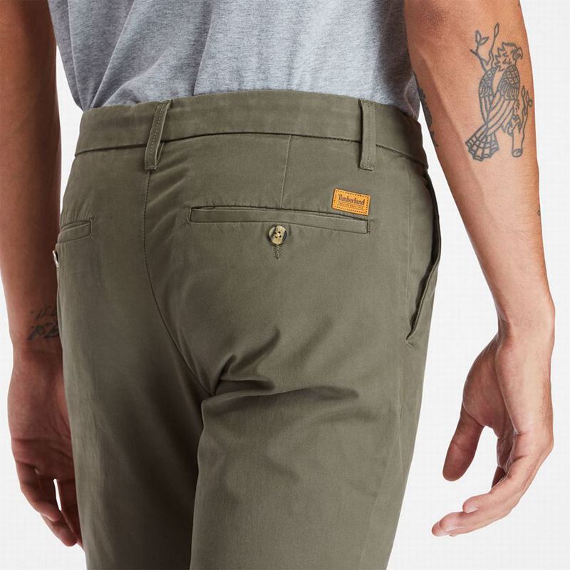 Timberland Sargent Lake Chino Hlače Maslinasto Zelene | 68124658