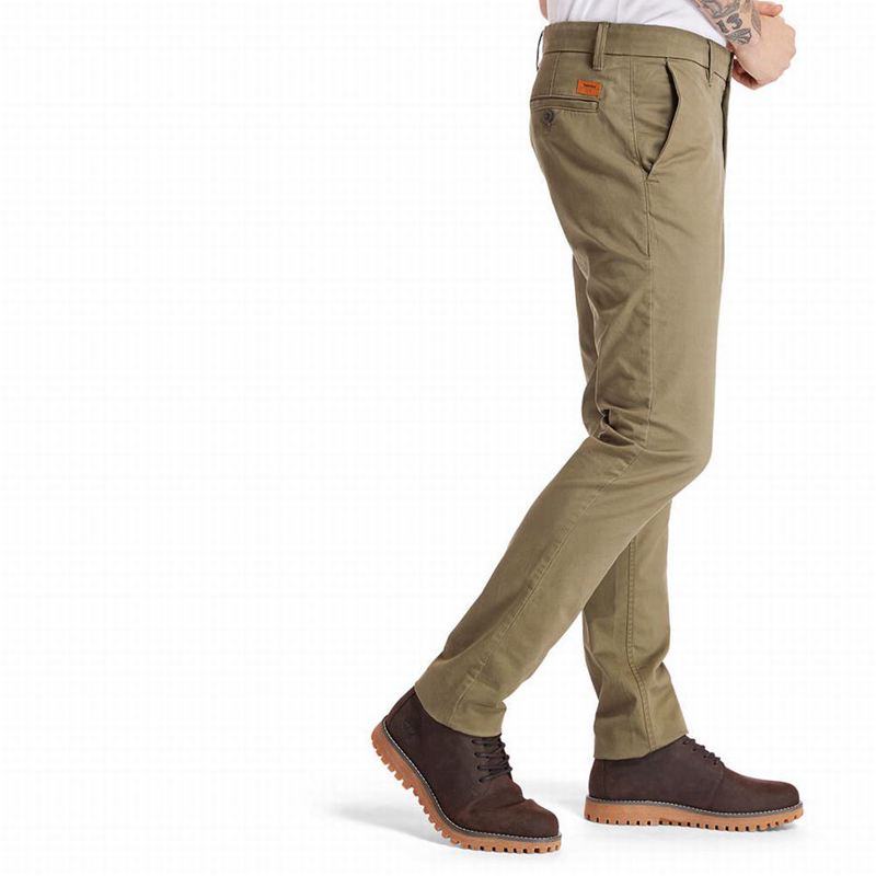 Timberland Sargent Lake Slim-Fit Chino Hlače Maslinasto Zelene | 28081075