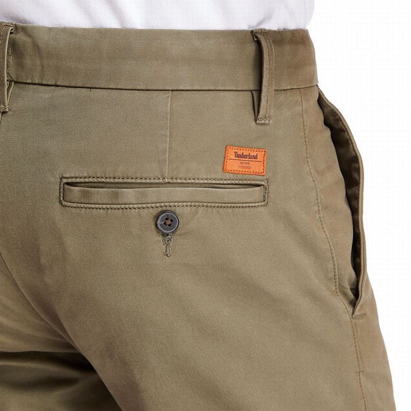 Timberland Sargent Lake Slim-Fit Chino Hlače Maslinasto Zelene | 28081075