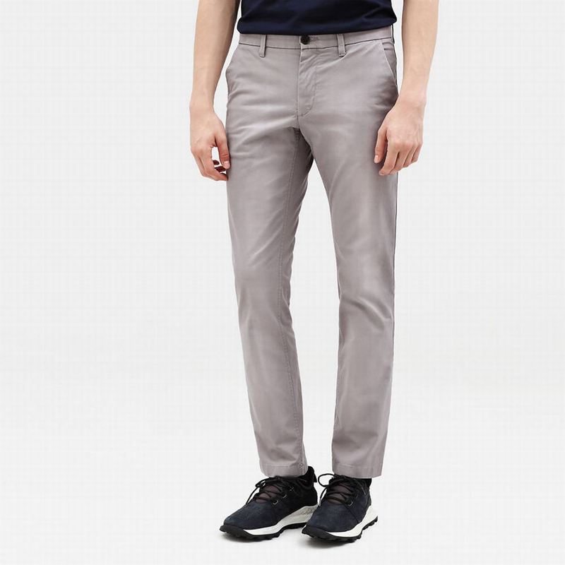 Timberland Sargent Lake Slim-Fit Chino Hlače Sive | 48245766