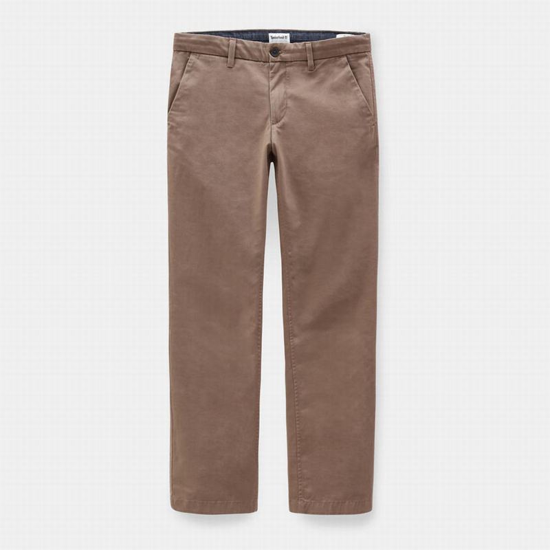 Timberland Sargent Lake Slim-Fit Chino Hlače Smeđe | 67679571