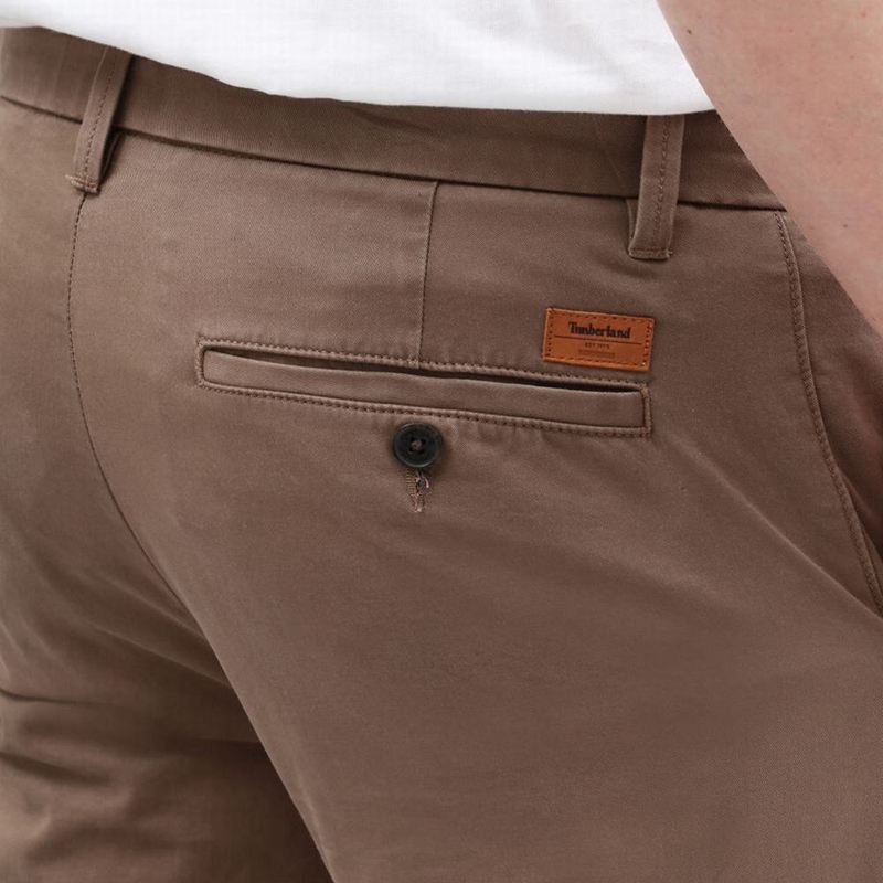 Timberland Sargent Lake Slim-Fit Chino Hlače Smeđe | 67679571