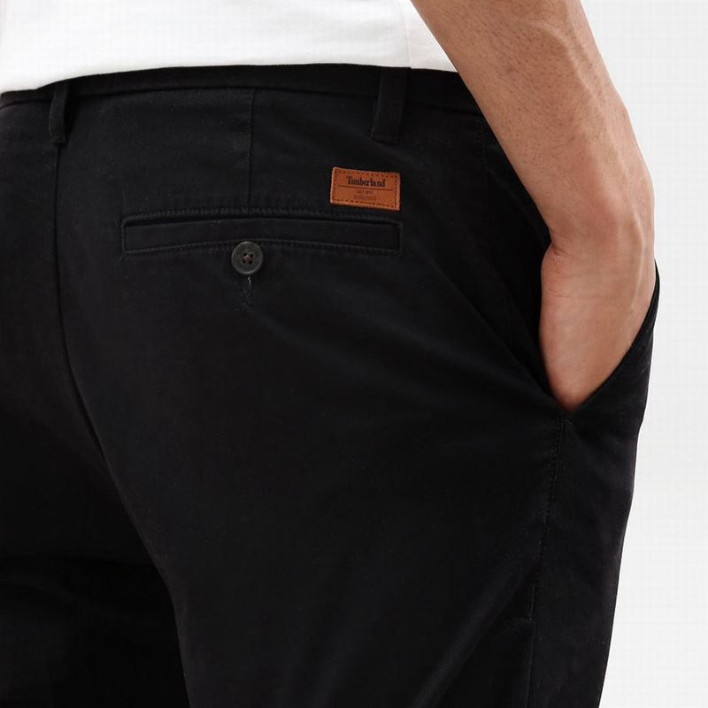 Timberland Sargent Lake Slim-Fit Chino Hlače Crne | 69728986