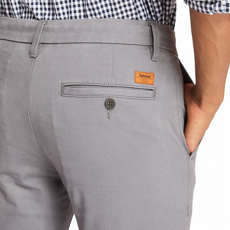 Timberland Sargent Lake Slim-Fit Chino Hlače Sive | 79632783