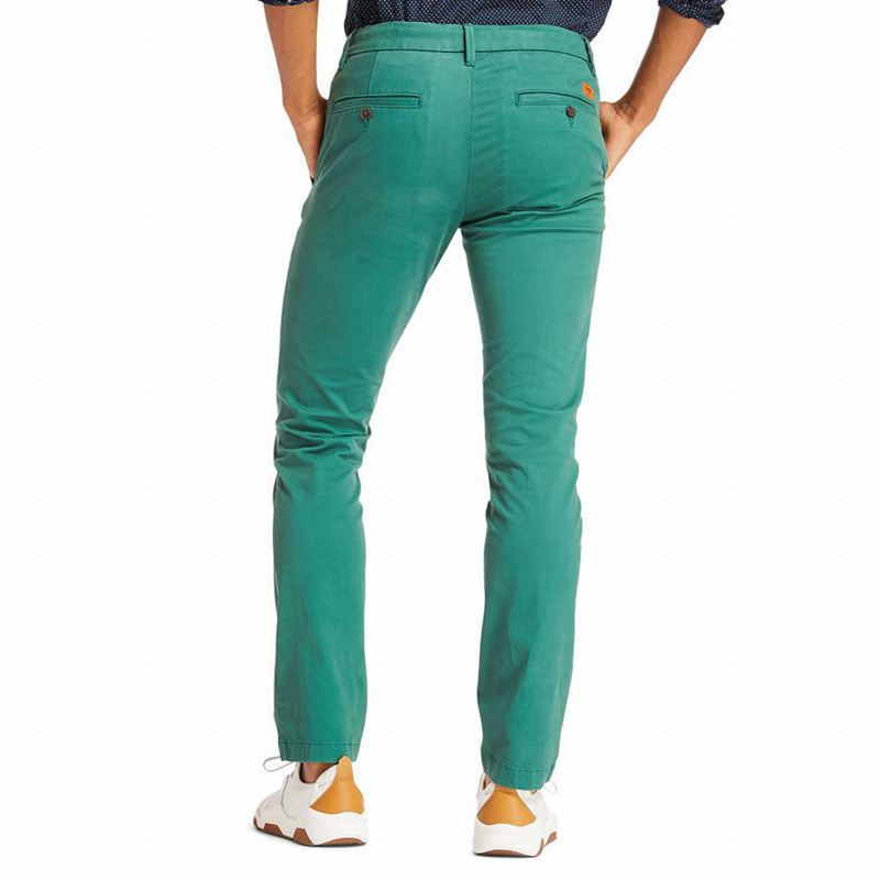 Timberland Sargent Lake Slim-Fit Chino Hlače Tirkizne | 88100049