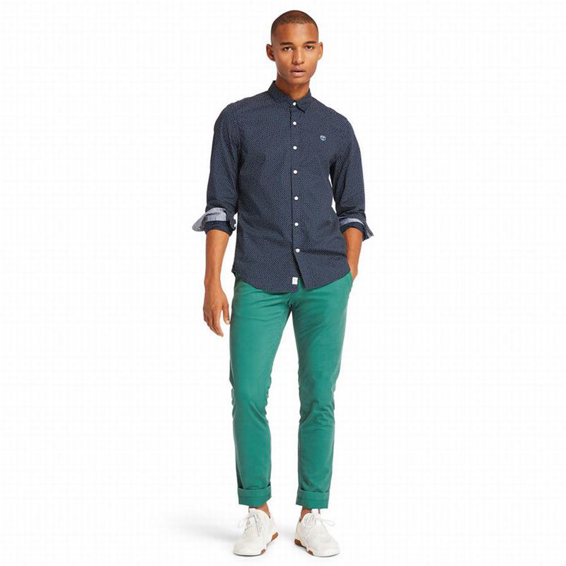 Timberland Sargent Lake Slim-Fit Chino Hlače Tirkizne | 88100049