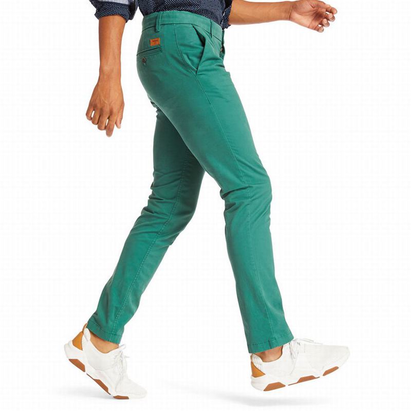 Timberland Sargent Lake Slim-Fit Chino Hlače Tirkizne | 88100049