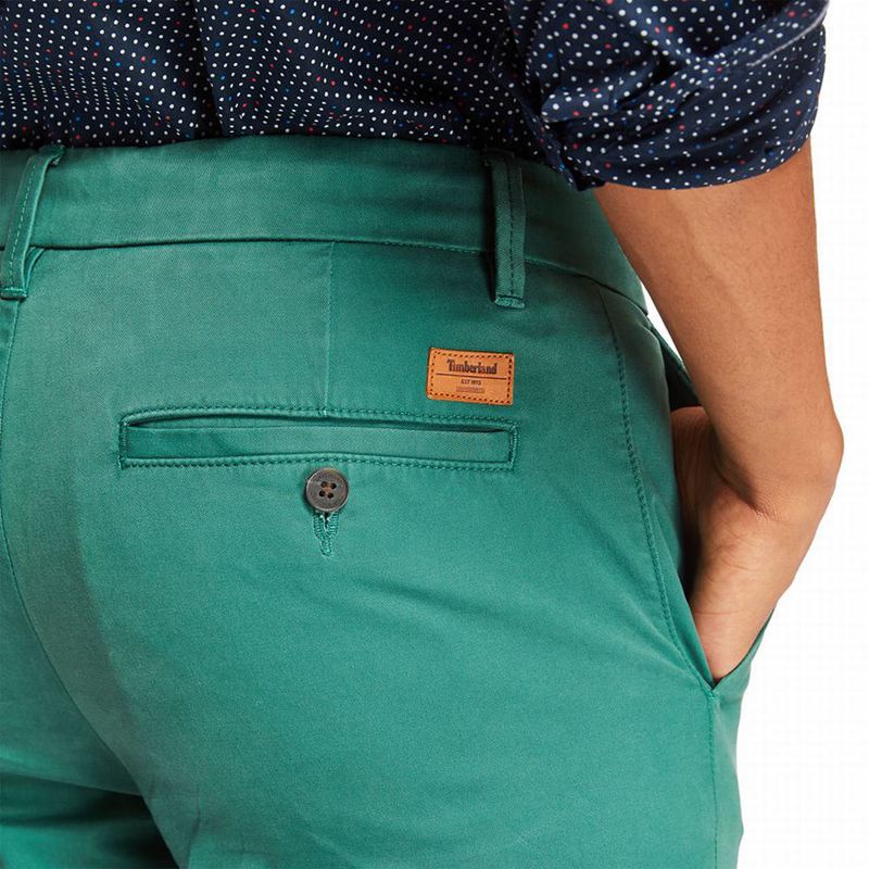 Timberland Sargent Lake Slim-Fit Chino Hlače Tirkizne | 88100049