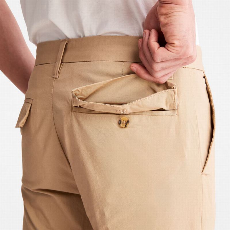 Timberland Sargent Lake Stretch Chino Hlače Bež | 47060344