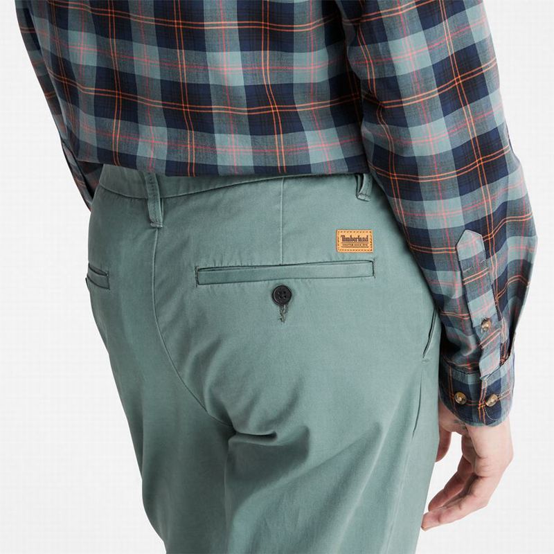 Timberland Sargent Lake Stretch Chino Hlače Maslinasto Zelene | 65231286