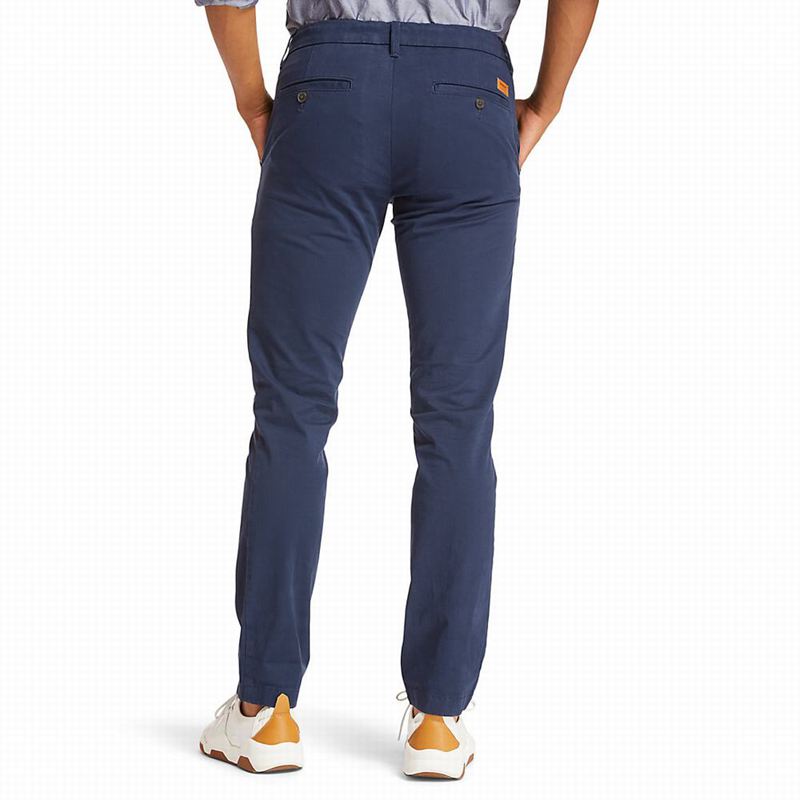 Timberland Sargent Lake Stretch Chino Hlače Tamnoplave | 78169438