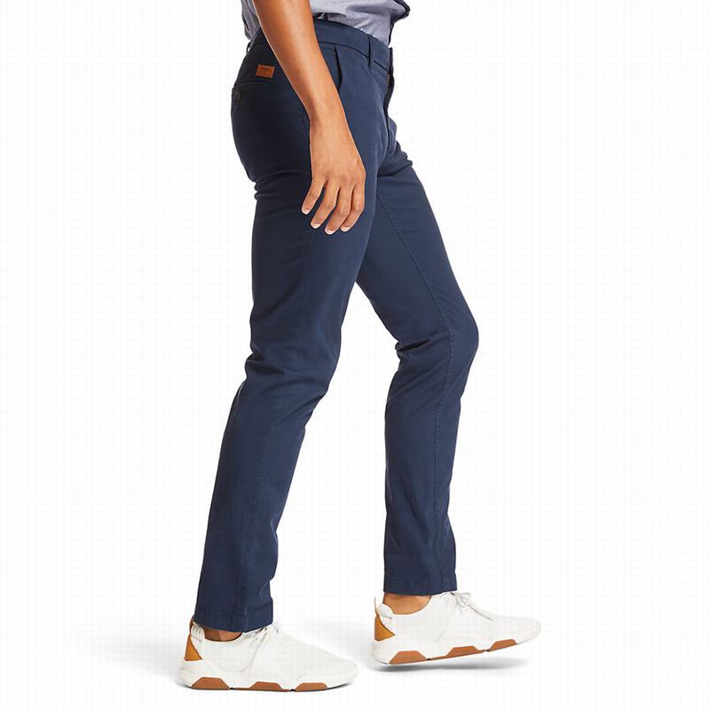 Timberland Sargent Lake Stretch Chino Hlače Tamnoplave | 78169438