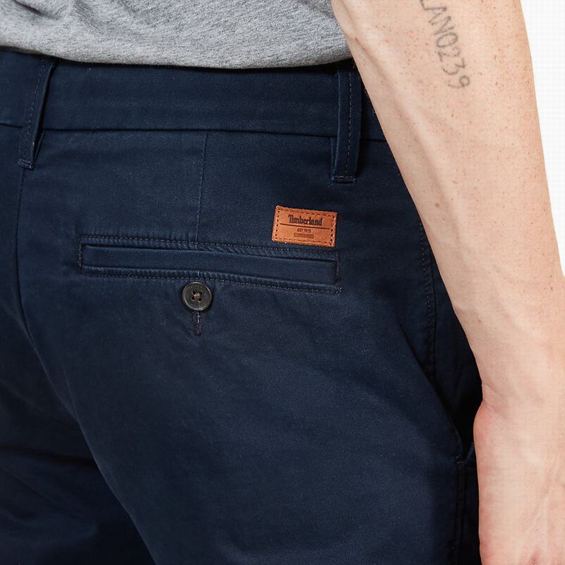 Timberland Sargent Lake Stretch Chino Hlače Tamnoplave | 78169438