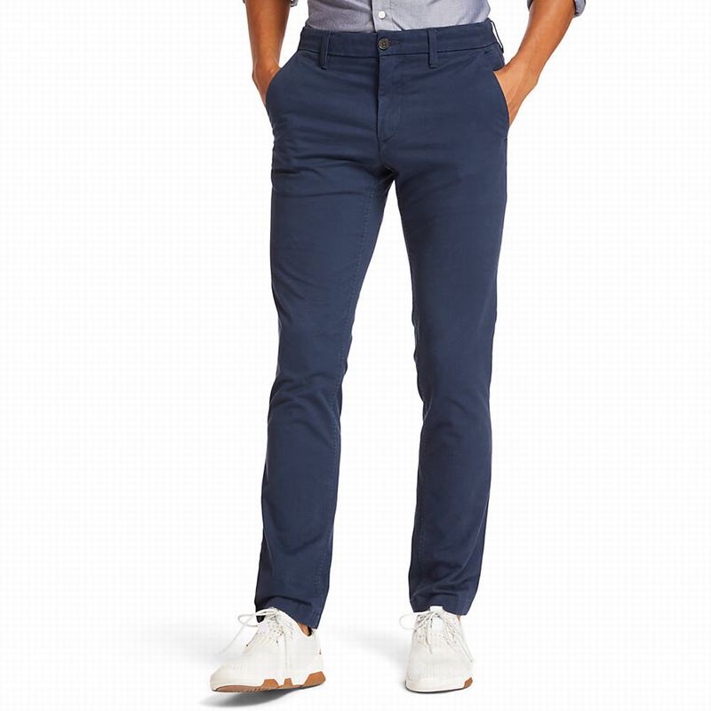 Timberland Sargent Lake Stretch Chino Hlače Tamnoplave | 78169438
