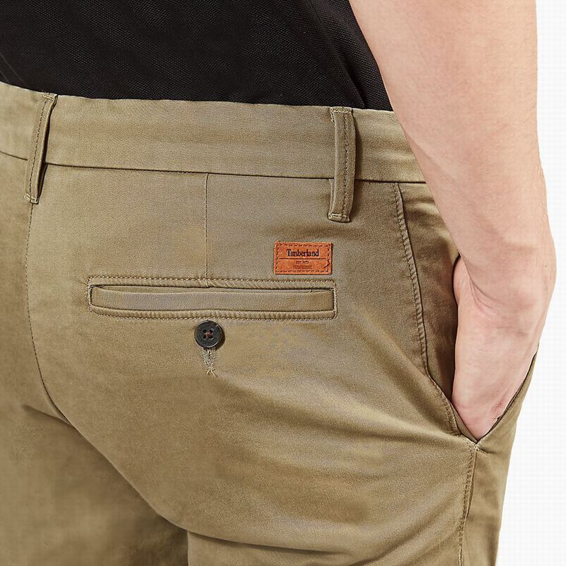 Timberland Sargent Lake Twill Chino Hlače Maslinasto Zelene | 10206473