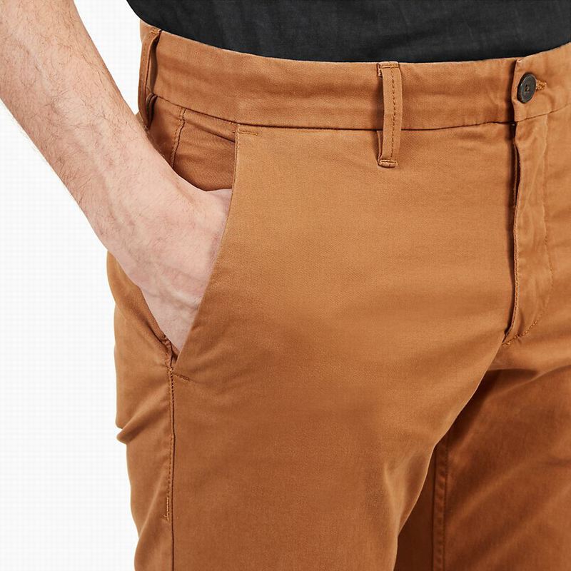 Timberland Sargent Lake Twill Chino Hlače Smeđe | 30993927