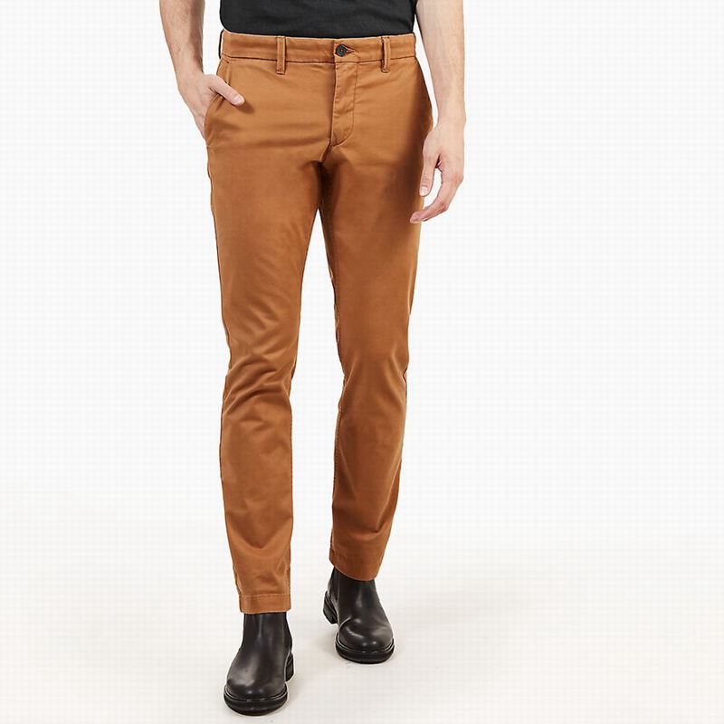 Timberland Sargent Lake Twill Chino Hlače Smeđe | 30993927