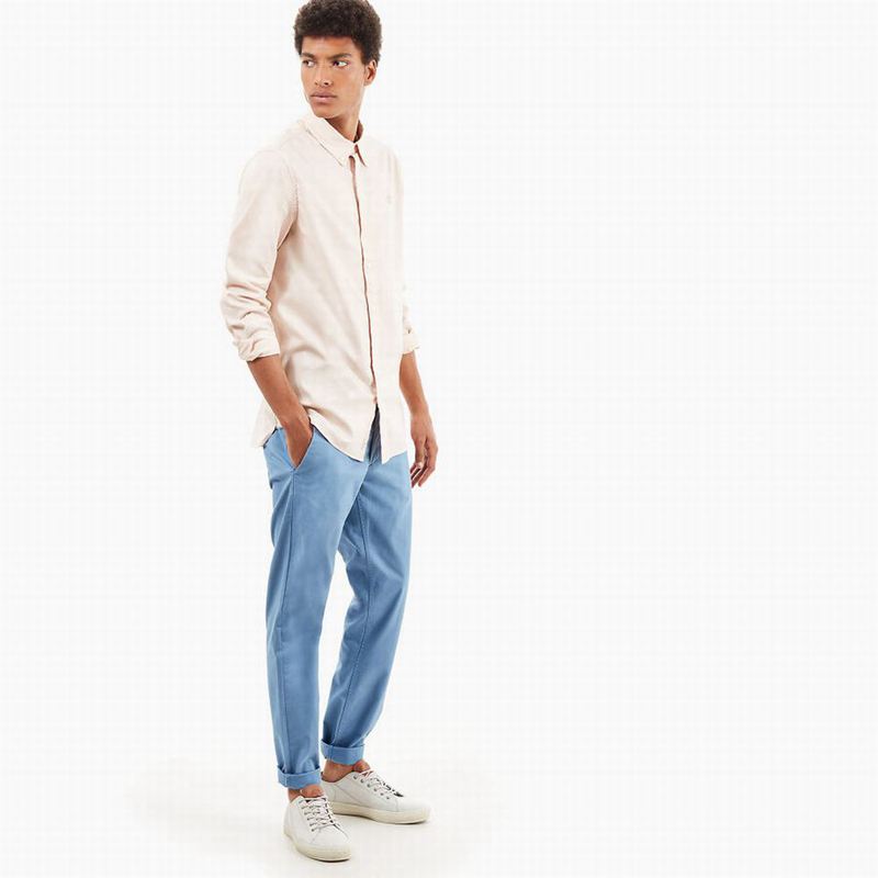Timberland Sargent Lake Twill Chino Hlače Plave | 48165625
