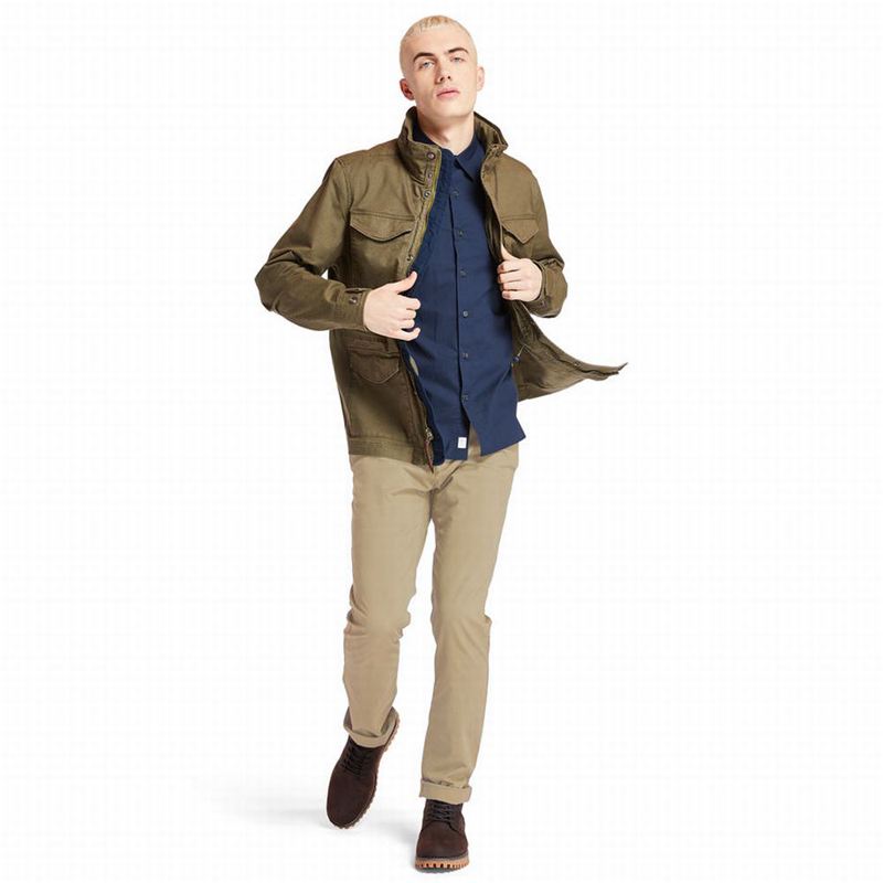 Timberland Sargent Lake Twill Chino Hlače Bež | 84282816