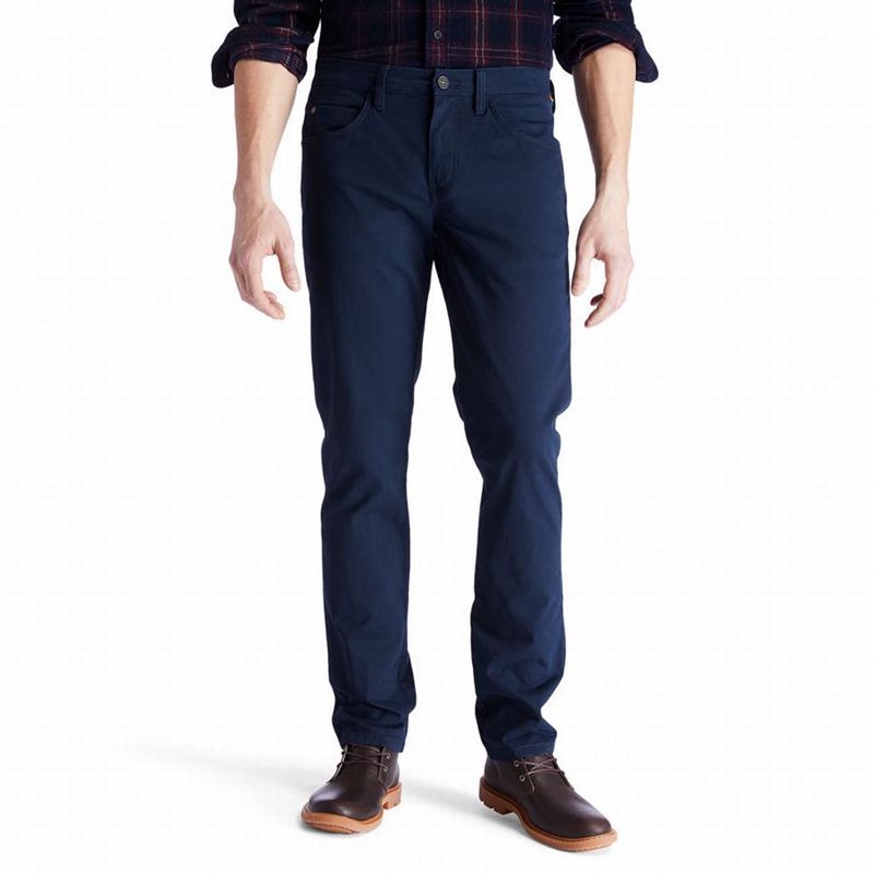 Timberland Sargent Lake Twill Hlače Tamnoplave | 40470167
