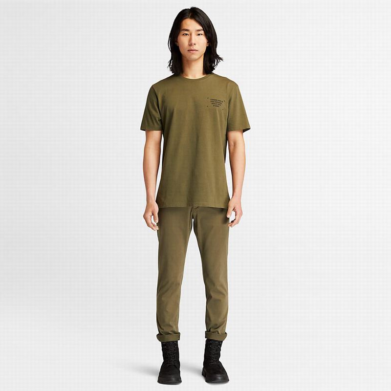 Timberland Sargent Lake Ultrastretch Chino Hlače Maslinasto Zelene | 88953085