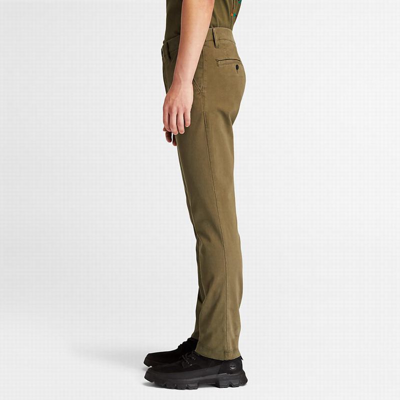 Timberland Sargent Lake Ultrastretch Chino Hlače Maslinasto Zelene | 88953085
