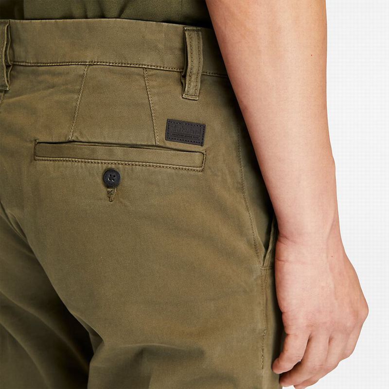 Timberland Sargent Lake Ultrastretch Chino Hlače Maslinasto Zelene | 88953085