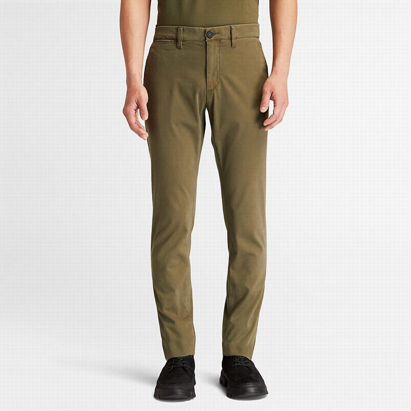 Timberland Sargent Lake Ultrastretch Chino Hlače Maslinasto Zelene | 88953085