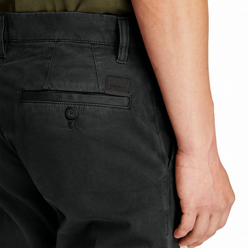 Timberland Sargent Lake Ultrastretch Chino Hlače Crne | 95771255