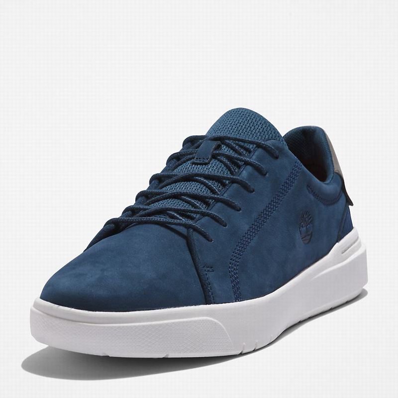 Timberland Seneca Bay Koža Tenisice Plave | 93357722