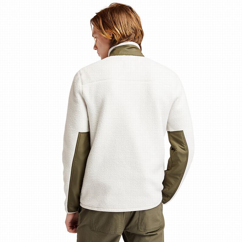 Timberland Sherpa Flis Jakne Bijele | 1936012