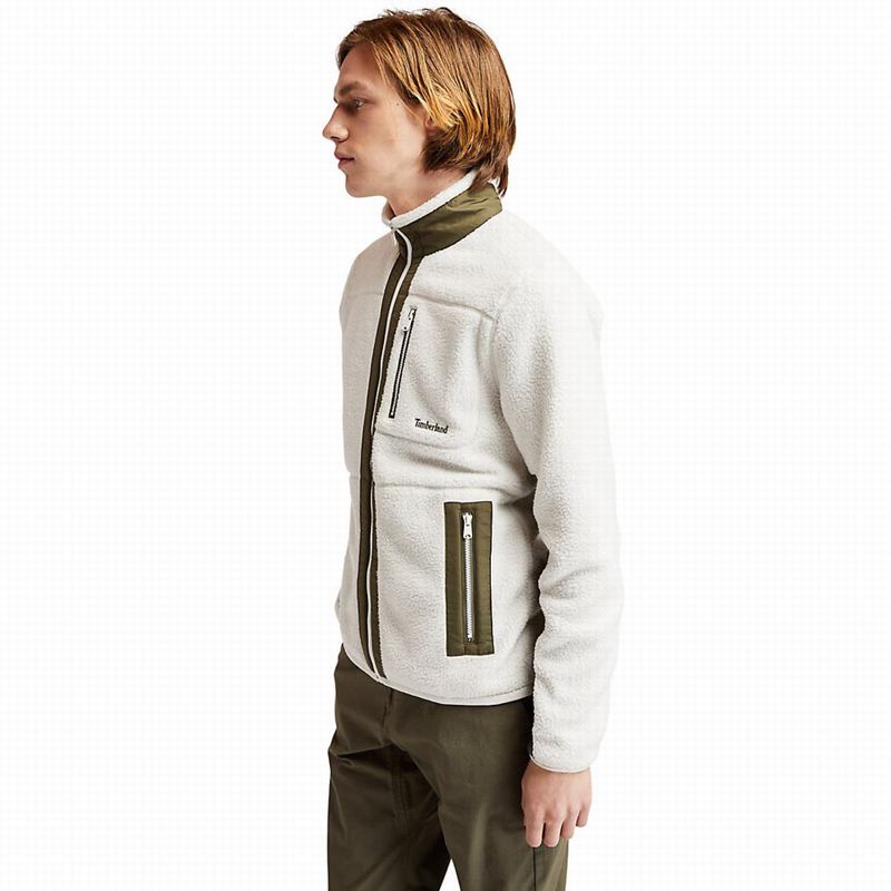 Timberland Sherpa Flis Jakne Bijele | 1936012