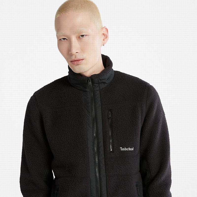 Timberland Sherpa Flis Jakne Crne | 51770574